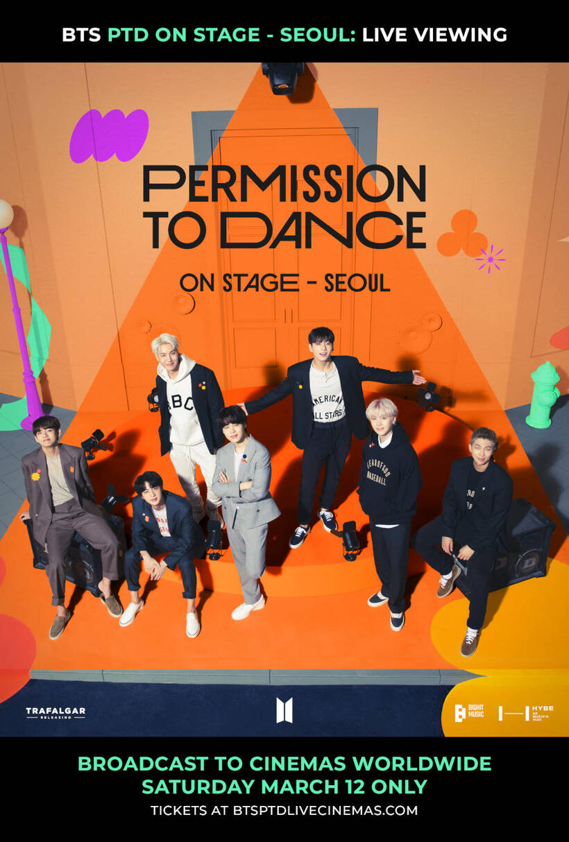 BTS Permission to Dance on Stage - Seoul: Live Viewing poster art