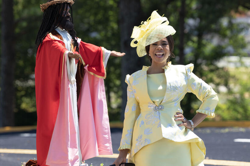 Regina Hall stars as Trinitie Childs in HONK FOR JESUS. SAVE YOUR SOUL, a Focus Features release.