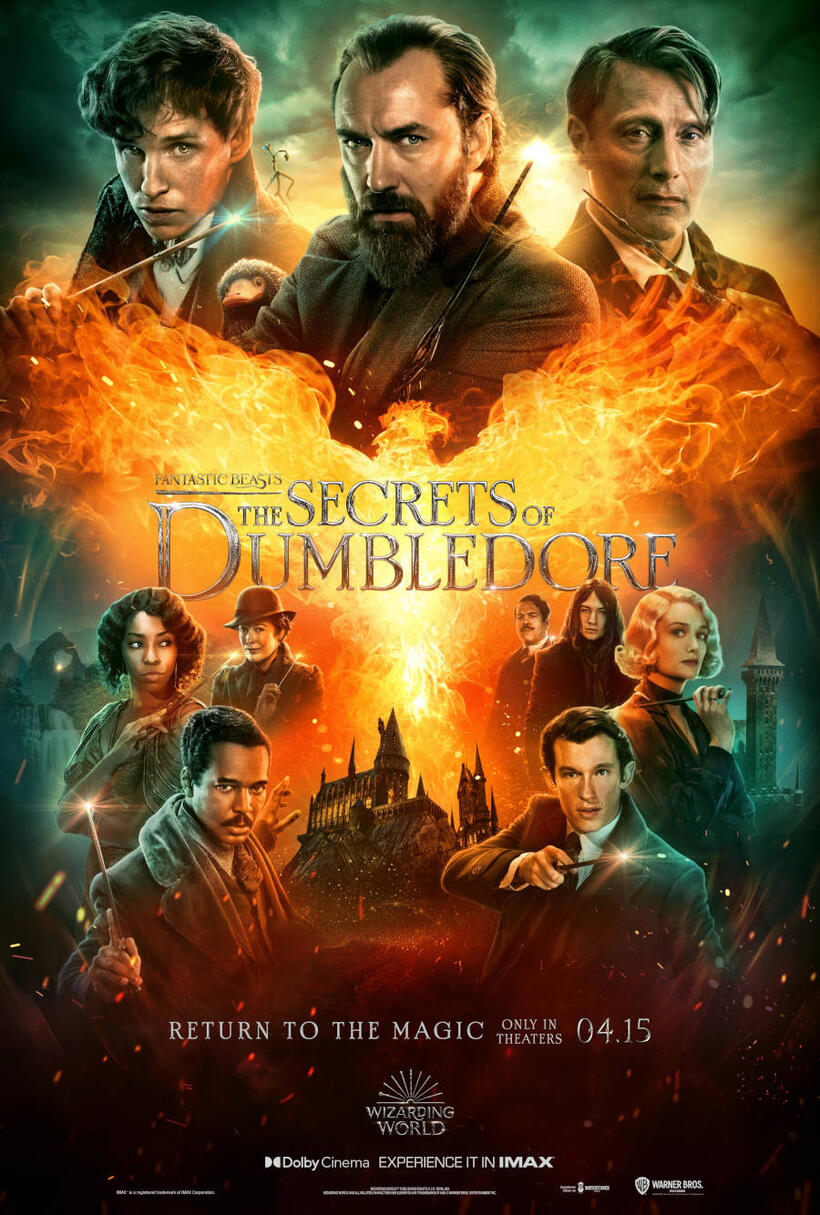 Fantastic Beasts: The Secrets of Dumbledore poster art