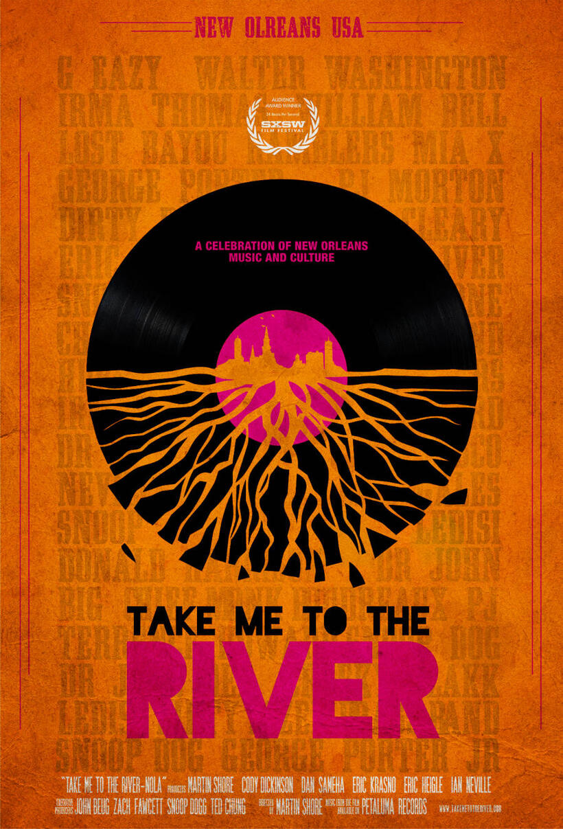 Take Me To The River New Orleans poster art