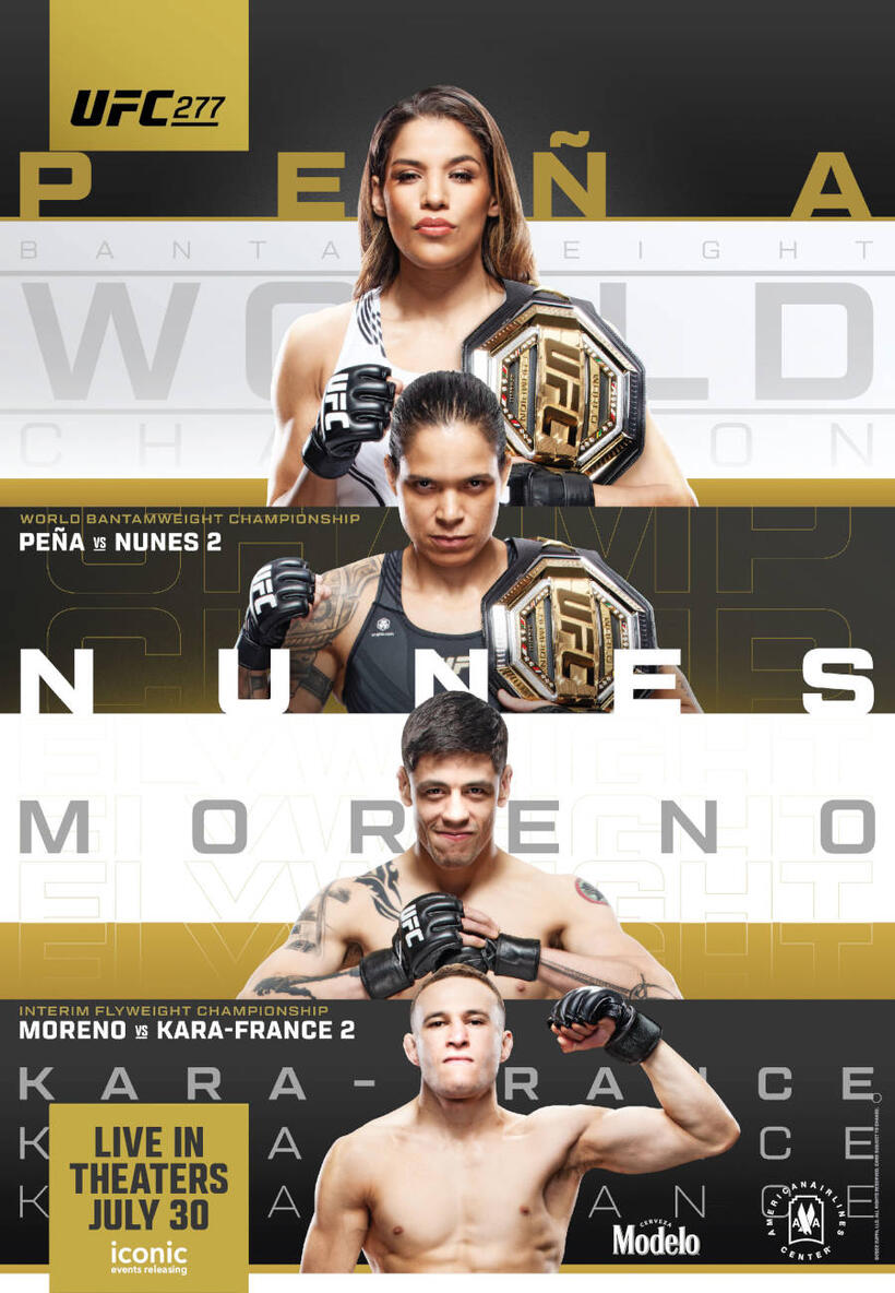 UFC 277: Peña vs. Nunes 2 poster art