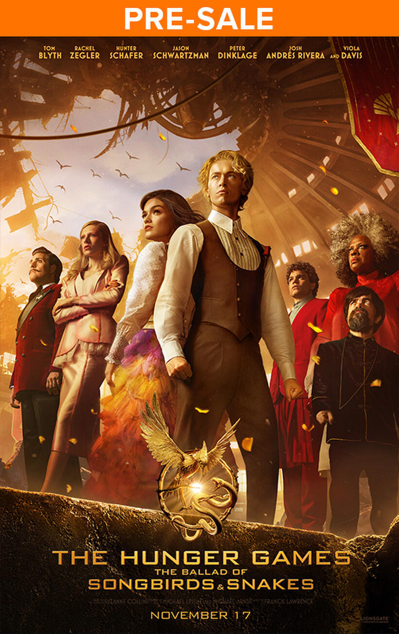 The Hunger Games: The Ballad of Songbirds and Snakes poster art