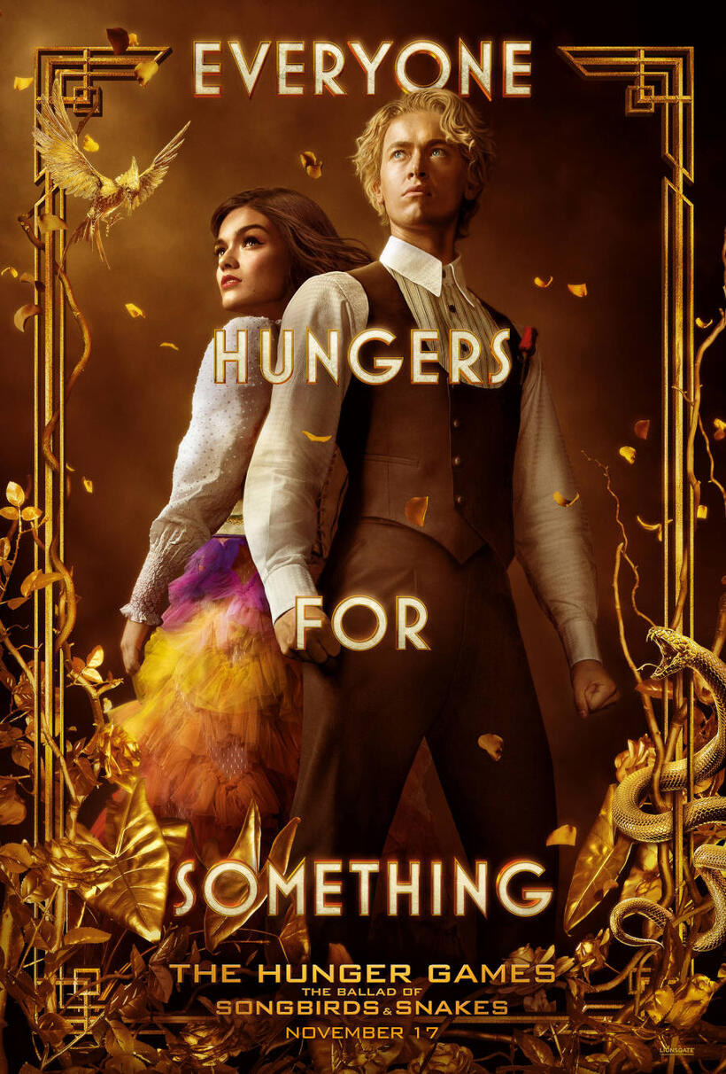 The Hunger Games: The Ballad of Songbirds and Snakes poster art