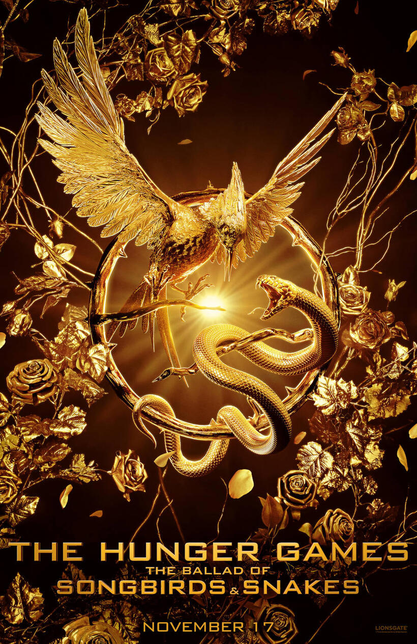 The Hunger Games: The Ballad of Songbirds and Snakes poster art