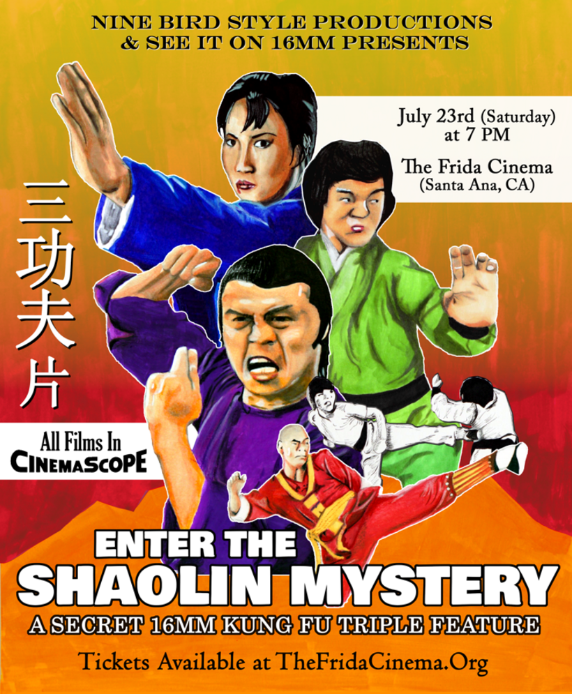 Enter The Shaolin Mystery poster art