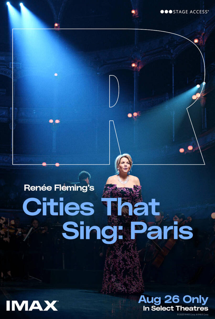 Renée Fleming’s Cities That Sing – Paris: The IMAX Experience poster art