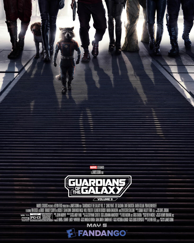 Guardians of the Galaxy Vol. 3 exclusive Fandango poster art