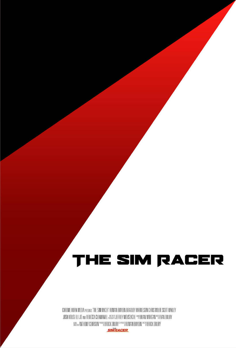 The Sim Racer poster art