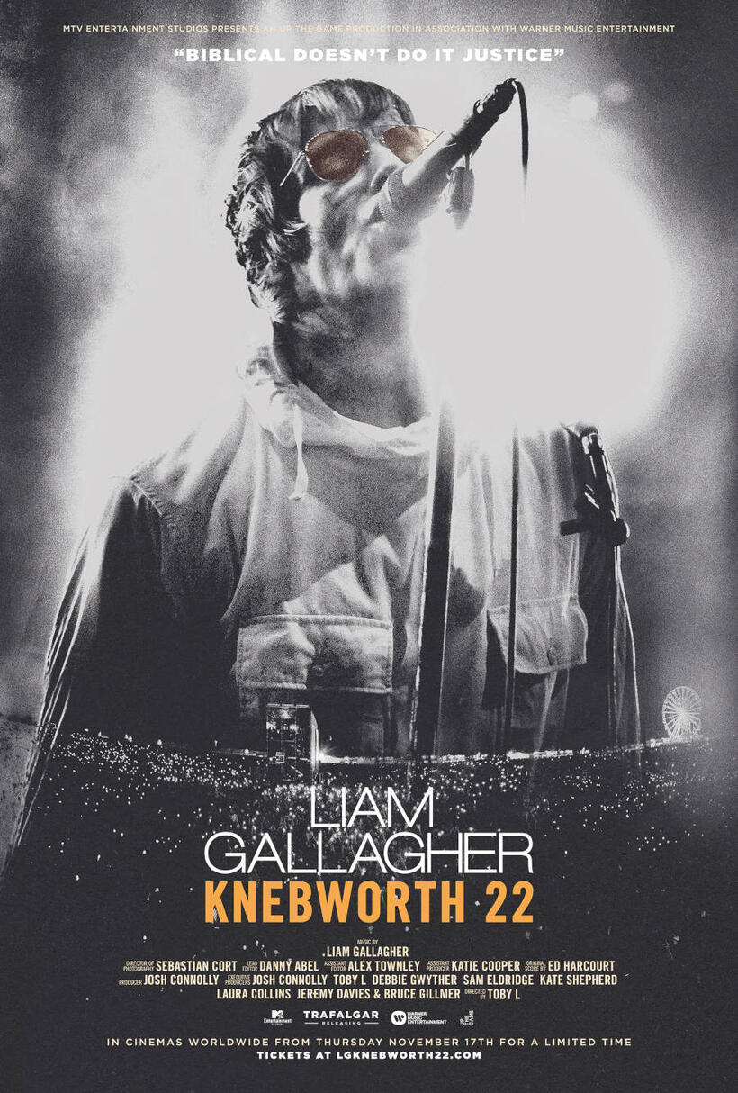 Liam Gallagher - Knebworth 22 poster art
