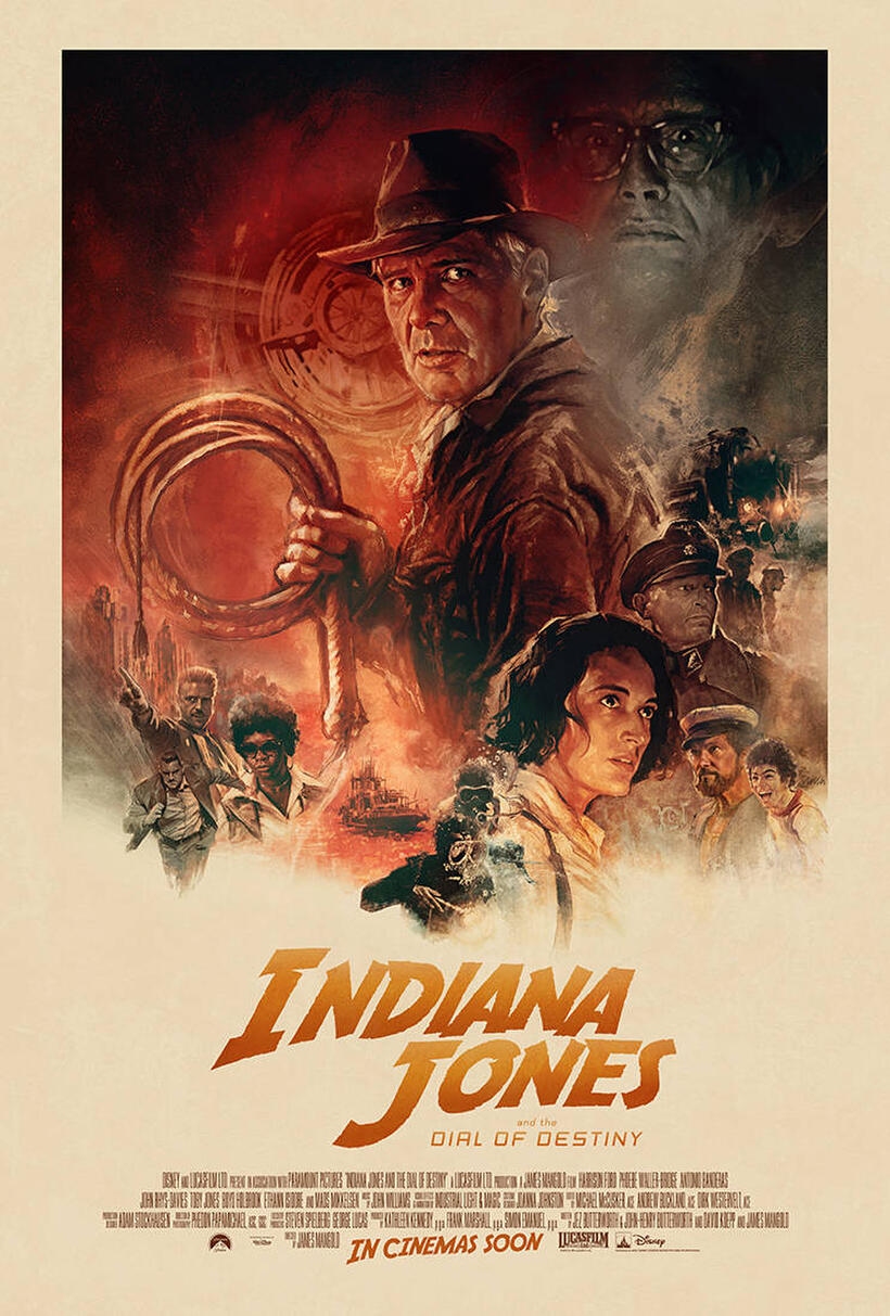 Indiana Jones and the Dial of Destiny poster art
