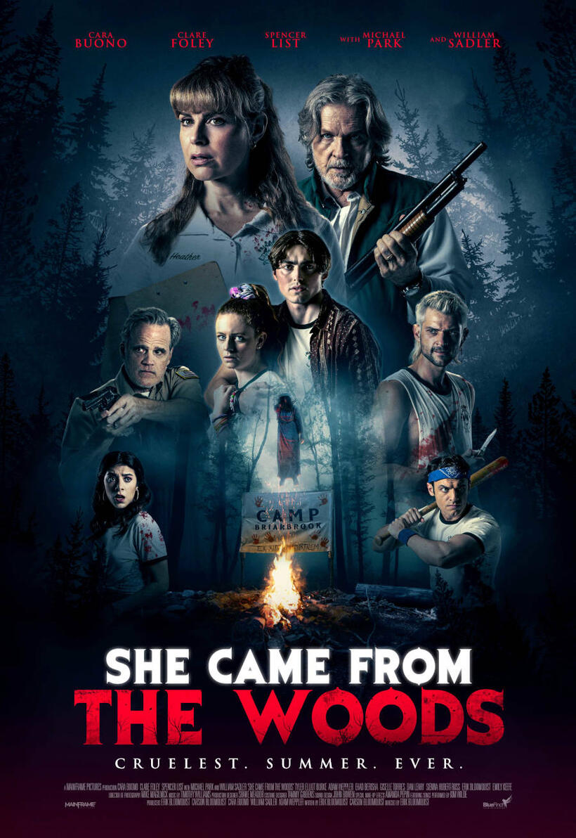 She Came from the Woods poster art