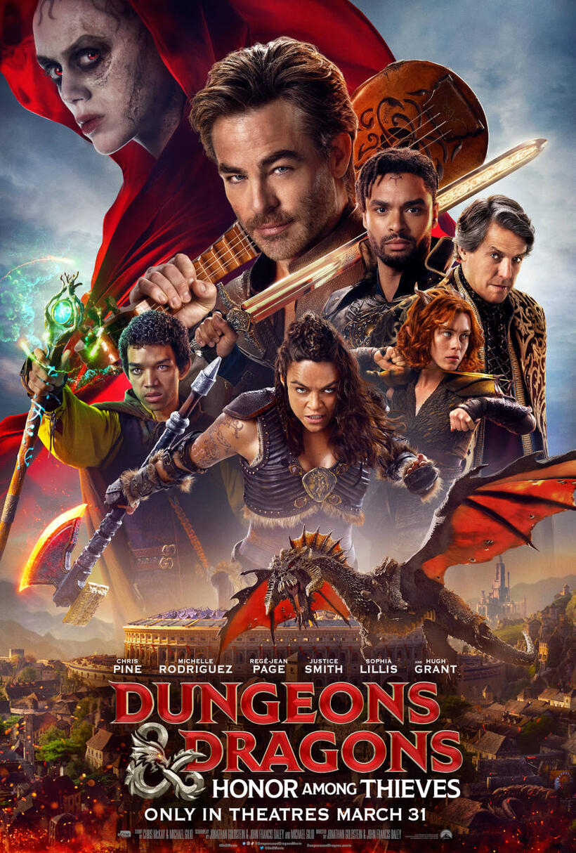 Dungeons & Dragons: Honor Among Thieves poster art