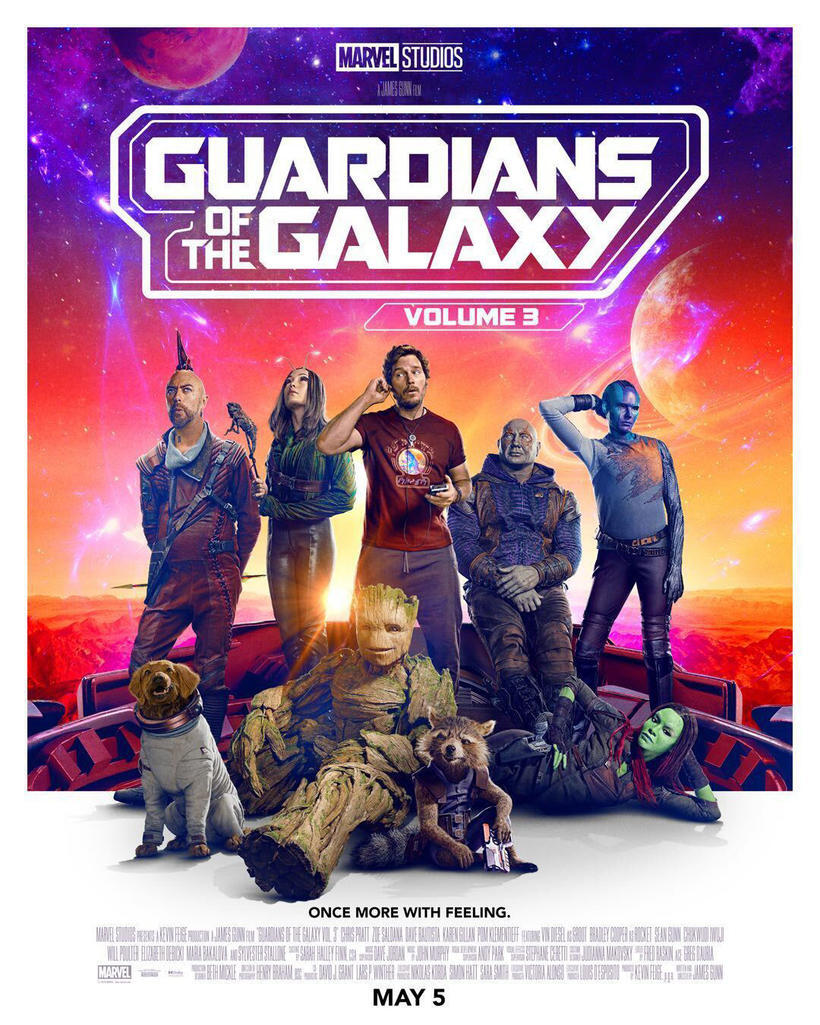 Guardians of the Galaxy Vol. 3 poster art