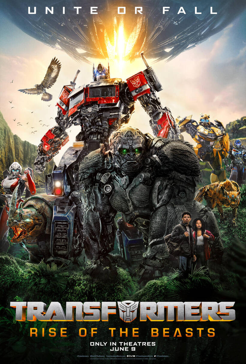 Transformers: Rise of the Beasts poster art