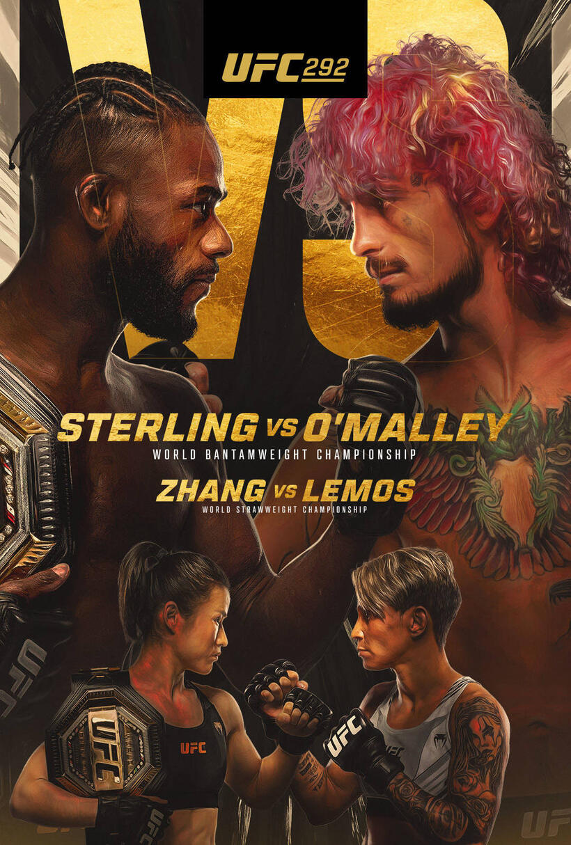 UFC 292: Sterling vs. O'Malley poster art