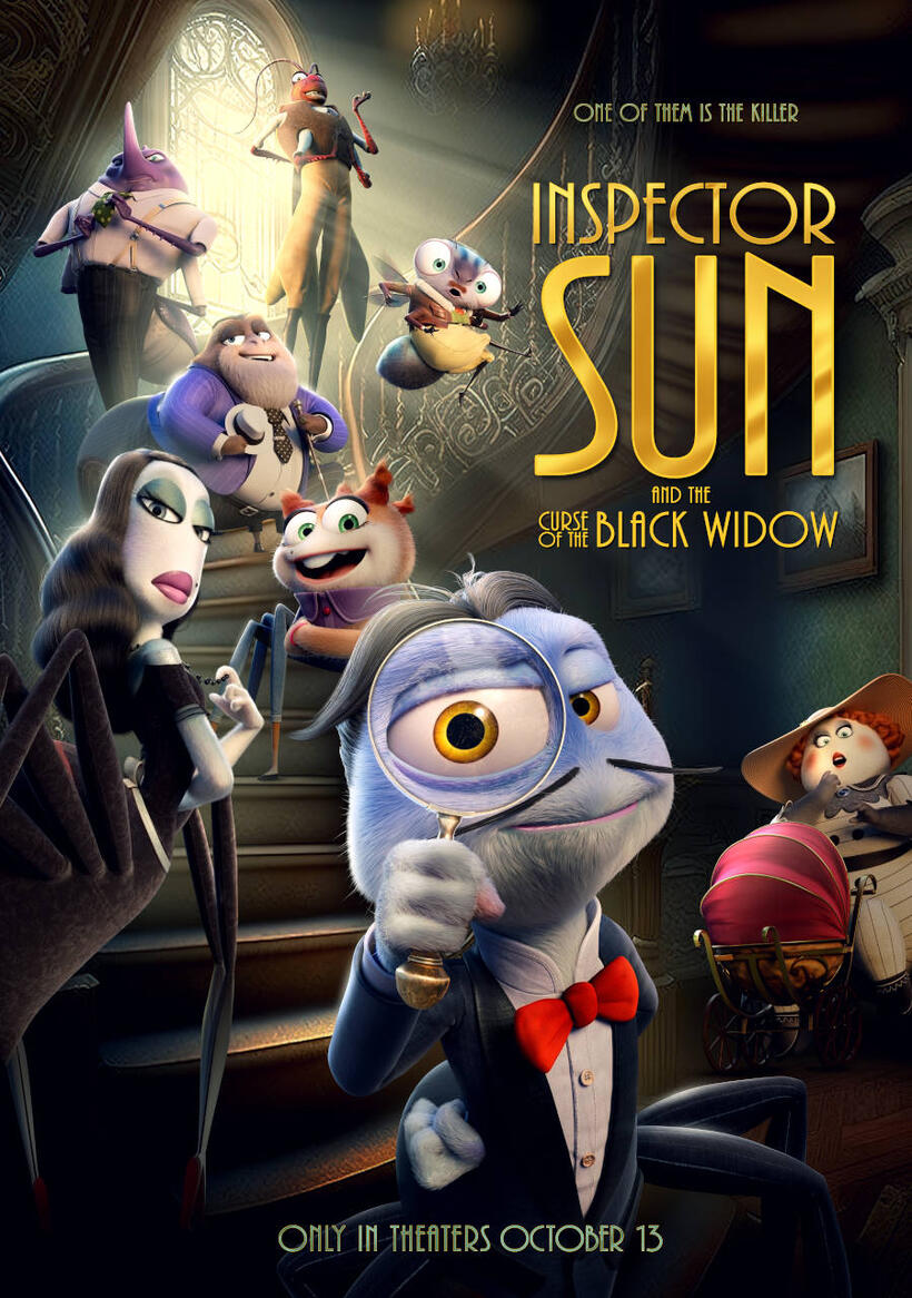 Inspector Sun and the Curse of the Black Widow poster art
