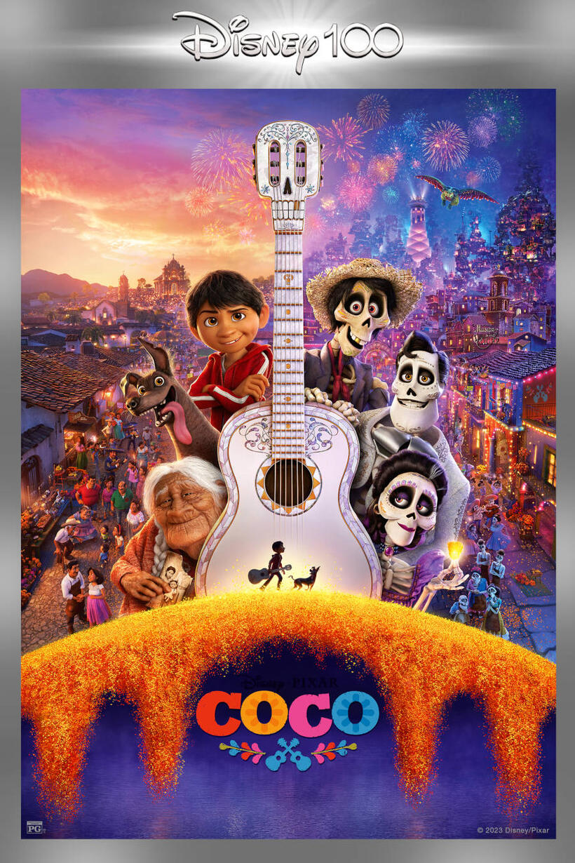 Coco (2017) – Disney100 Special Engagement poster art