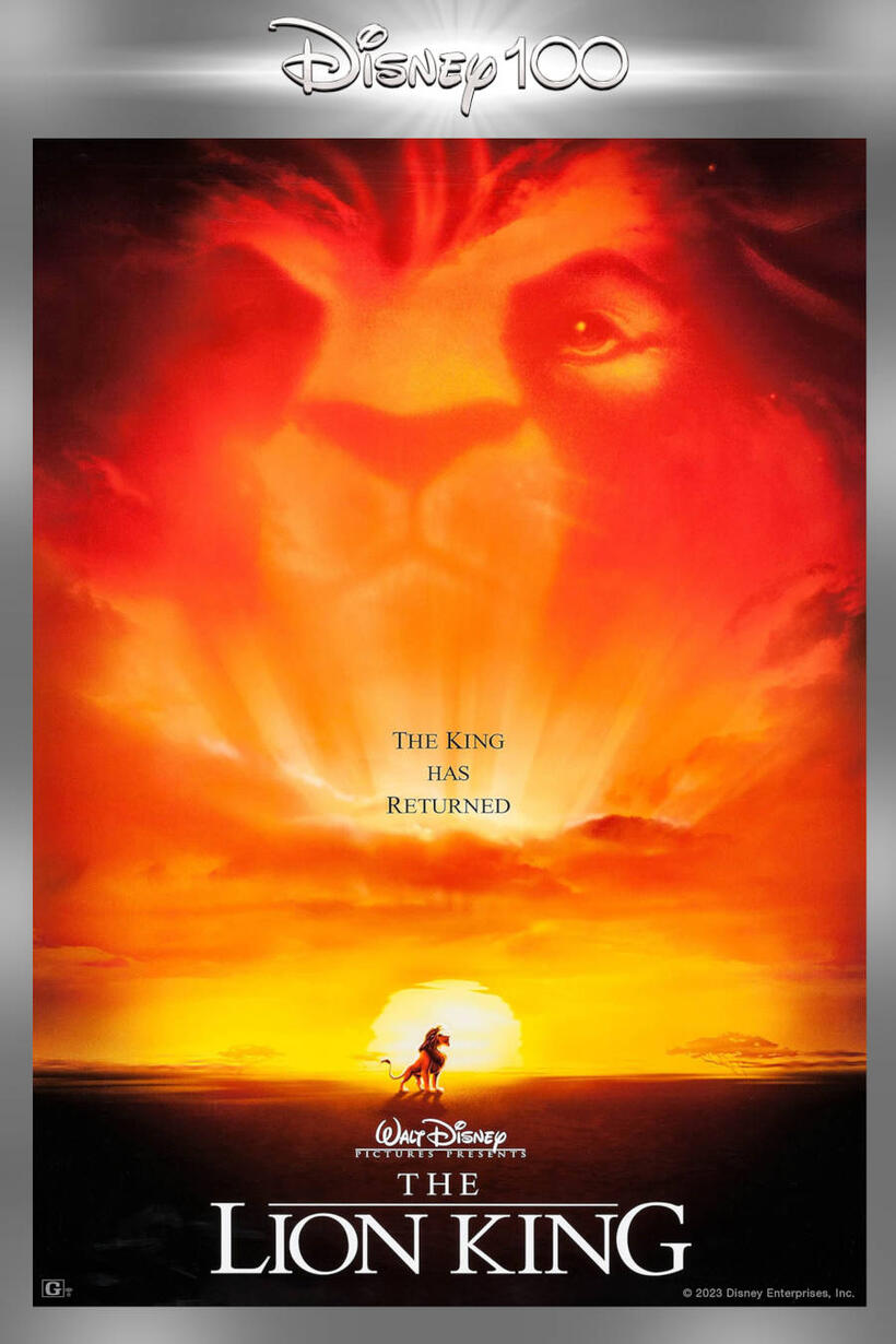 The Lion King (1994) – Disney100 Special Engagement poster art