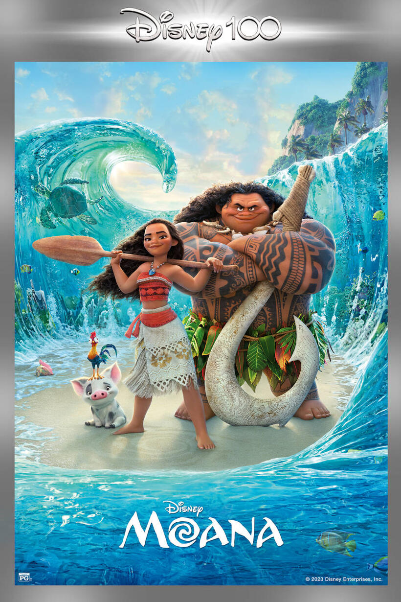 Moana (2016) – Disney100 Special Engagement poster art