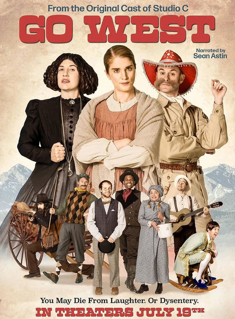 Go West poster art
