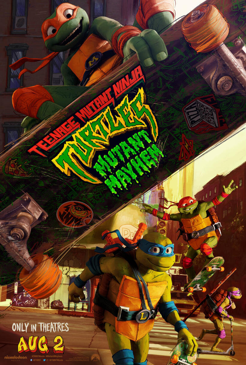Teenage Mutant Ninja Turtles: Mutant Mayhem poster art