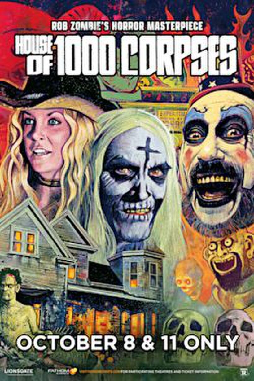 House of 1000 Corpses 20th Anniversary poster art