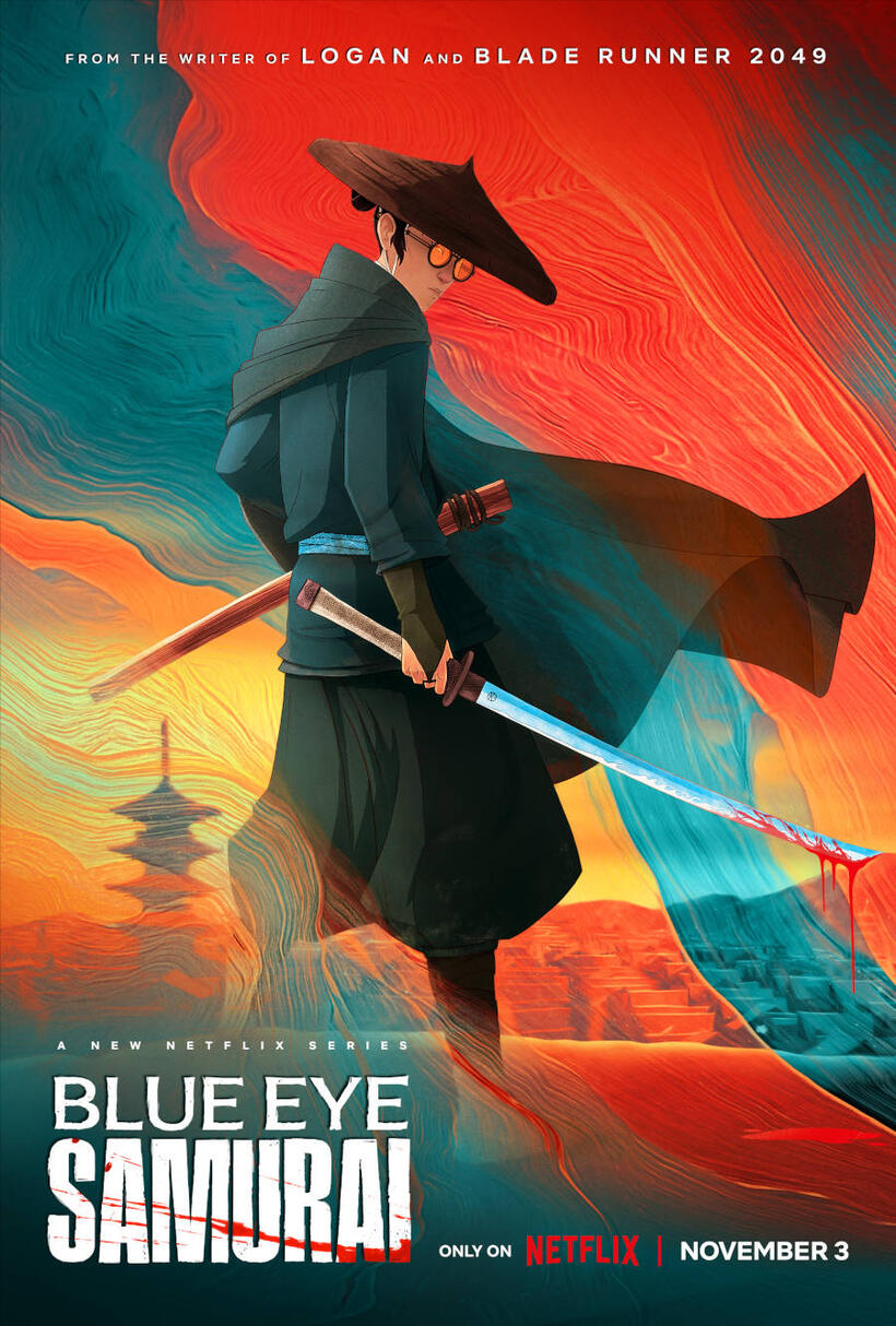 Blue Eye Samurai poster art