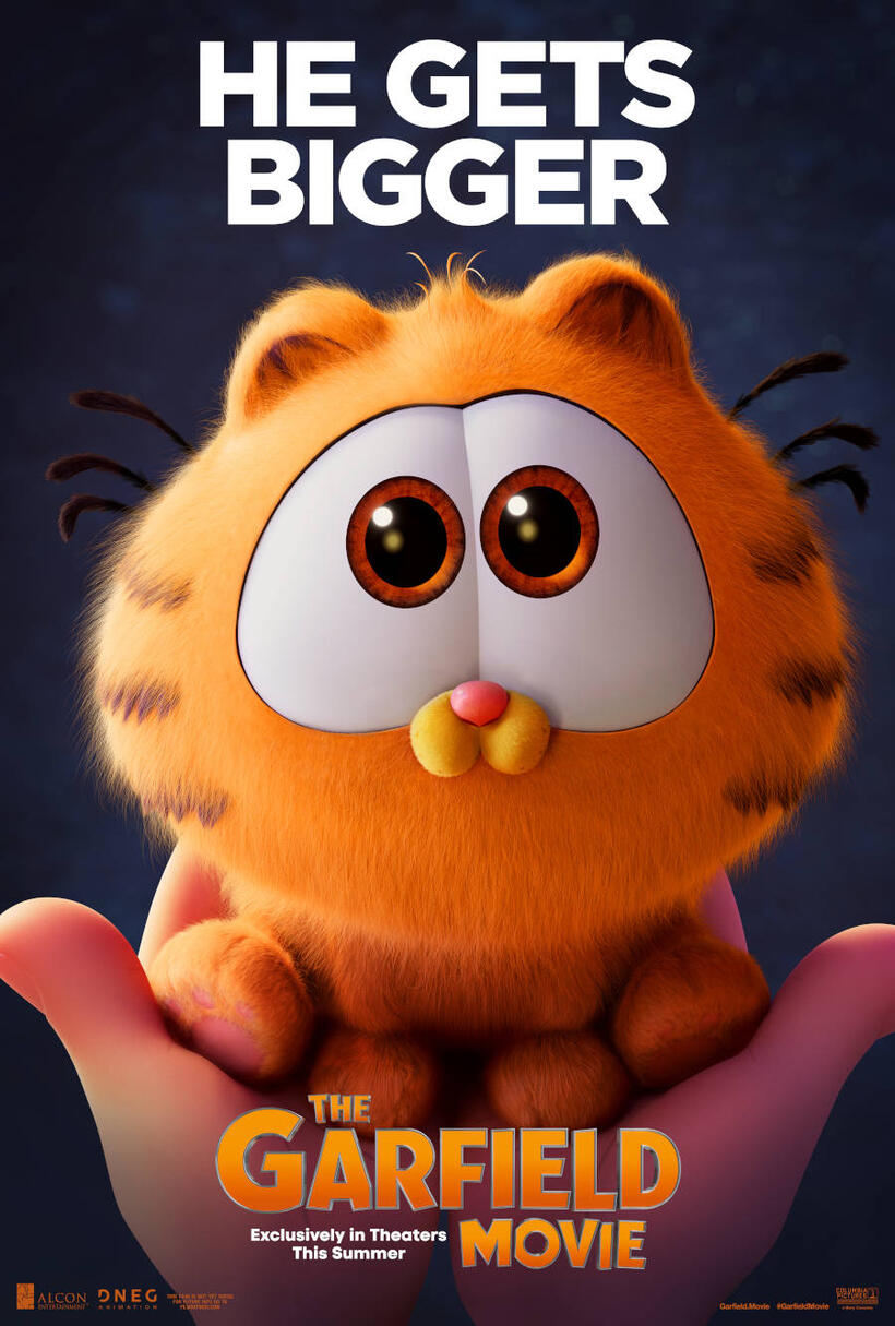 The Garfield Movie poster art