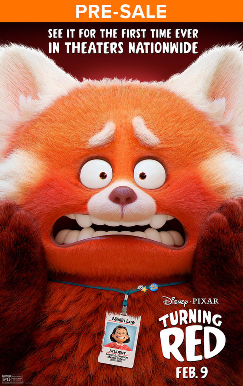 Turning Red poster art