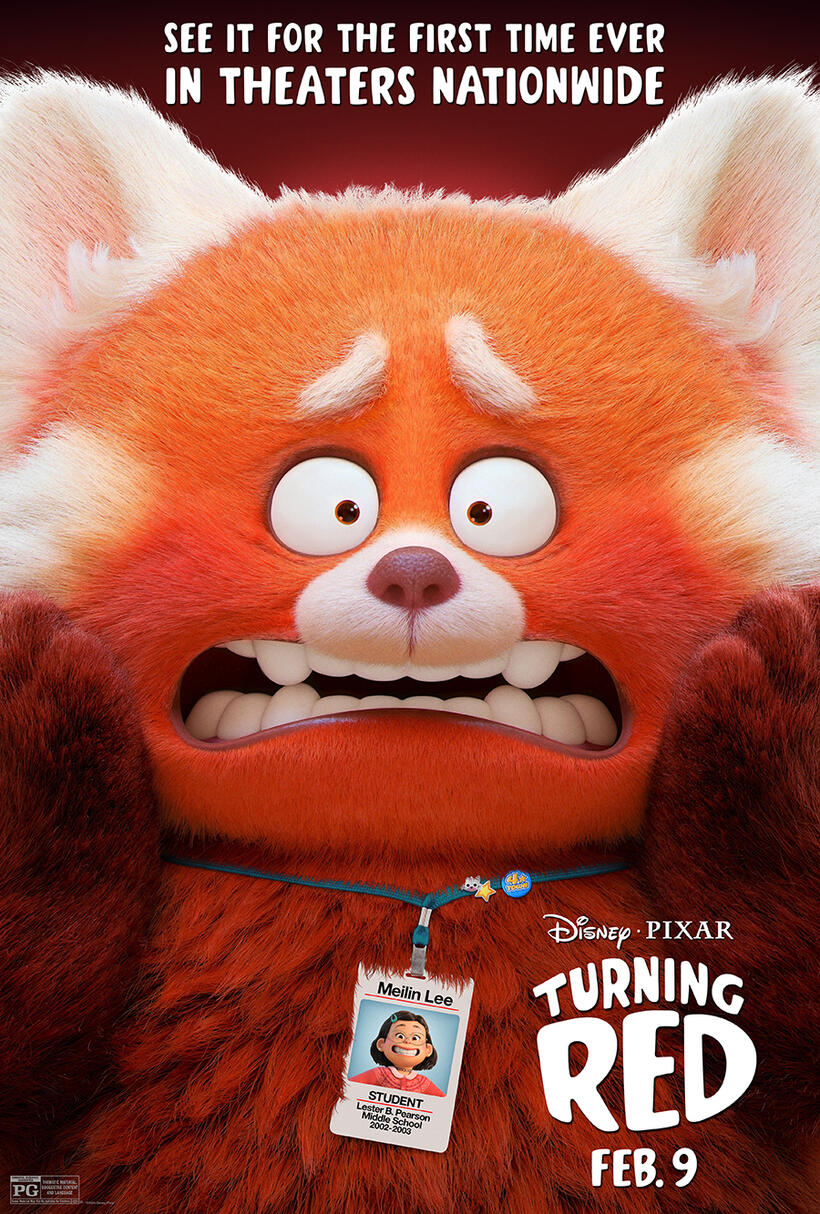 Turning Red poster art