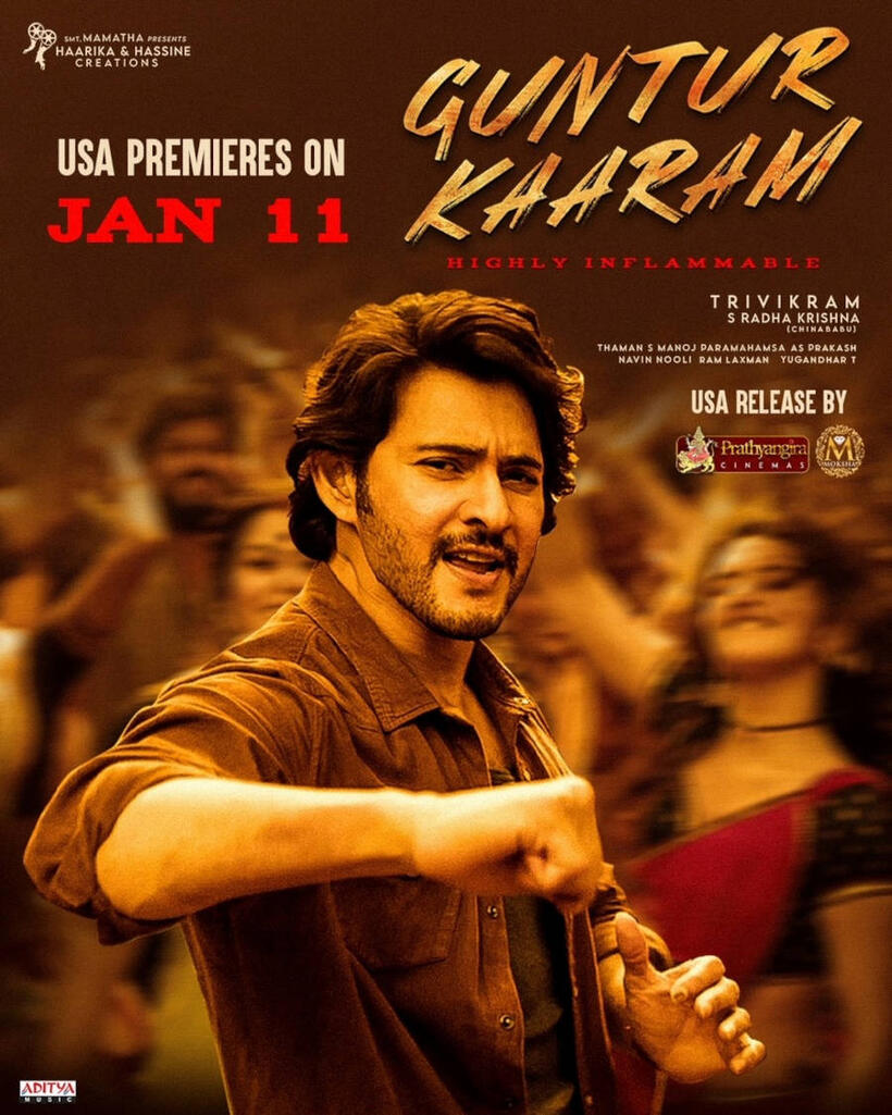 Guntur Kaaram poster art