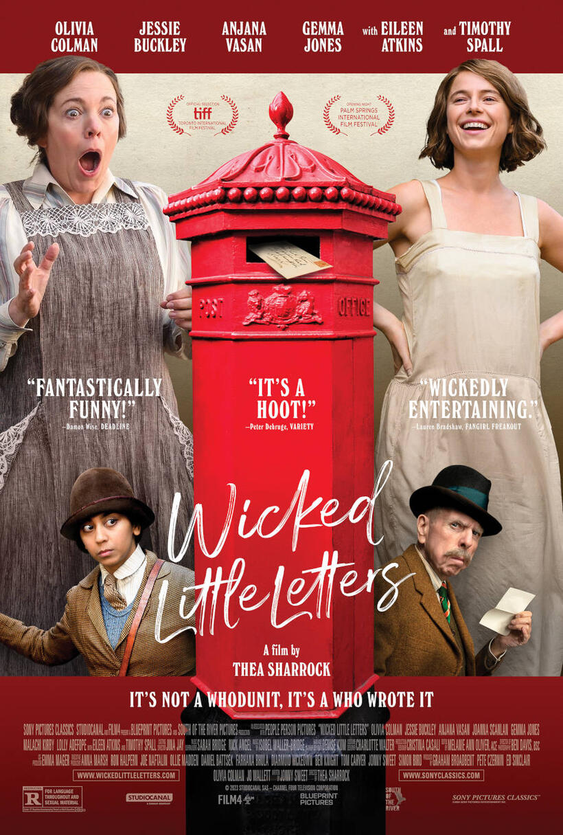 Wicked Little Letters poster art