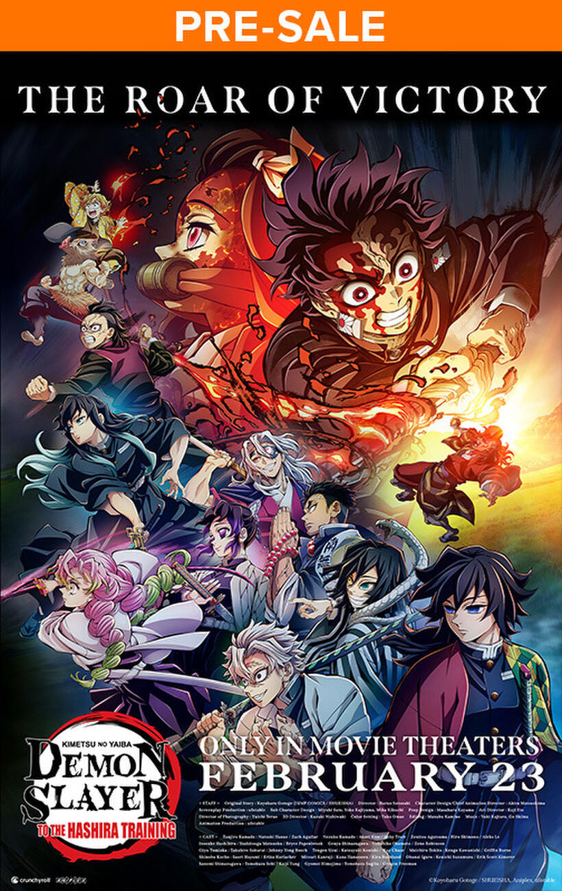 Demon Slayer: Kimetsu No Yaiba - To the Hashira Training poster art
