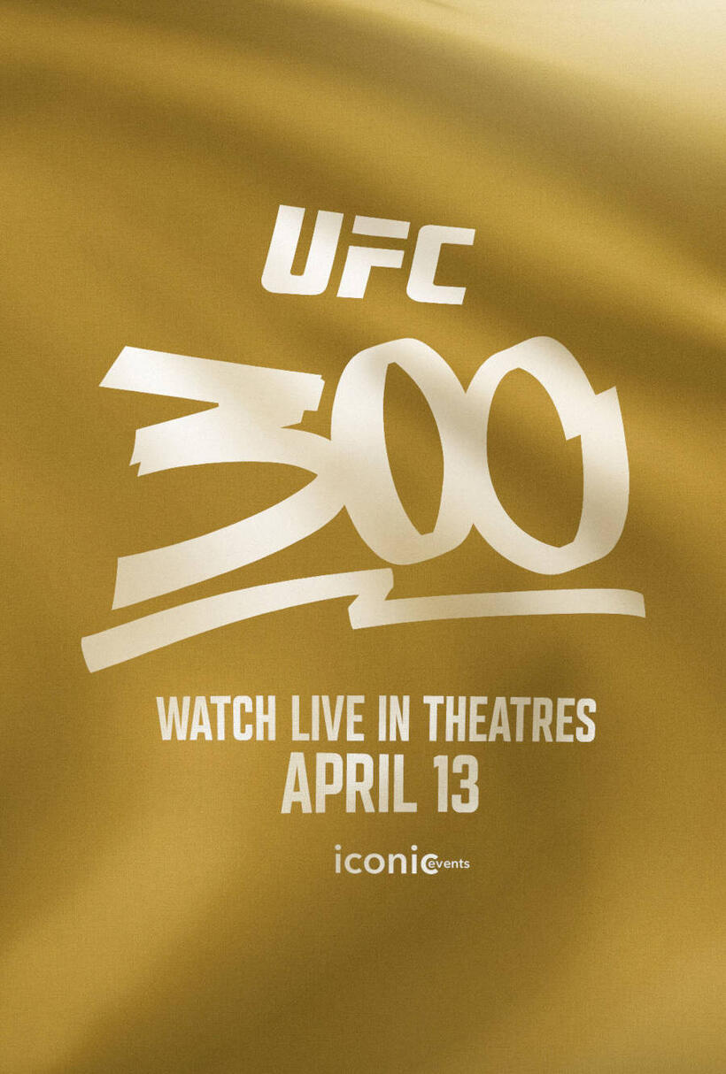 UFC 300: Pereira vs. Hill poster art
