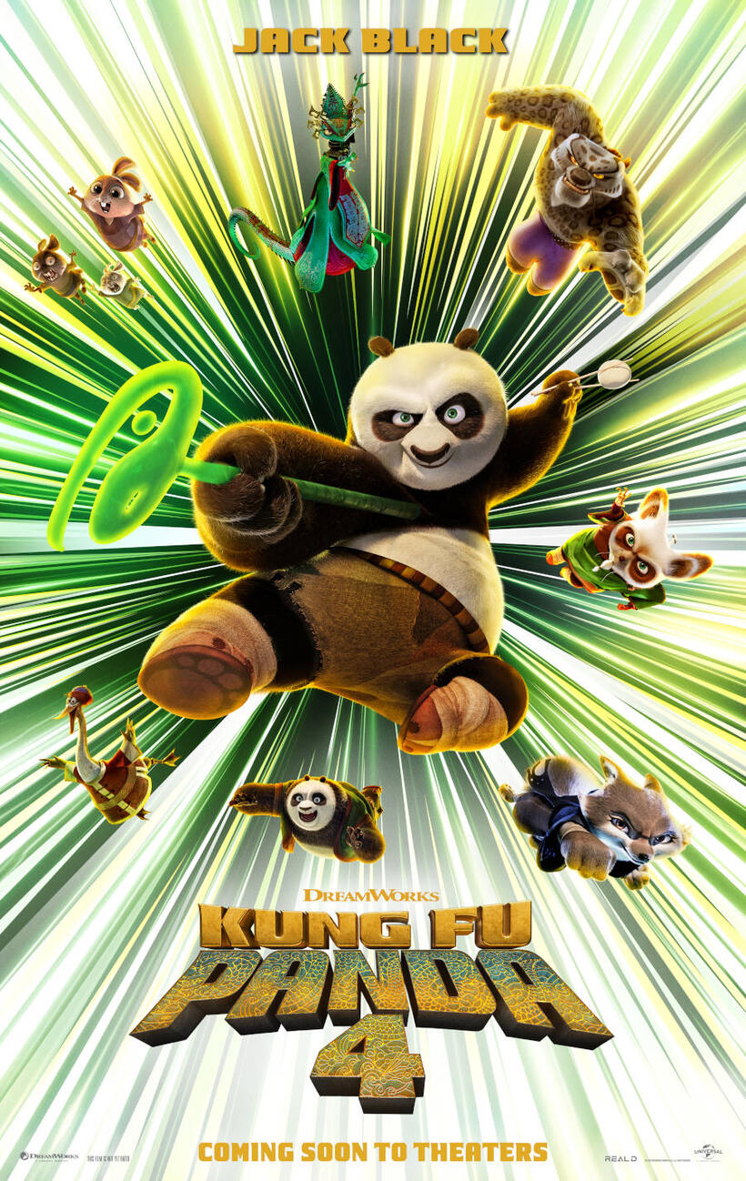 Kung Fu Panda 4 poster art