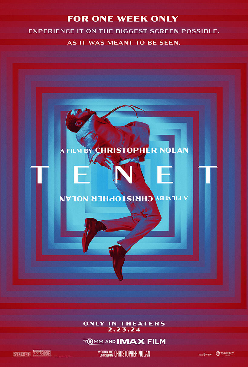 TENET Reissue poster art