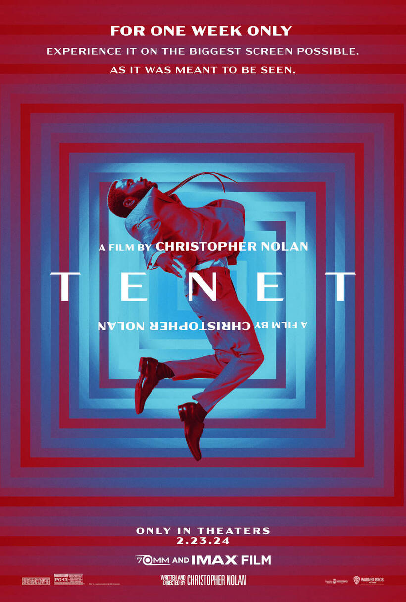 TENET Reissue poster art