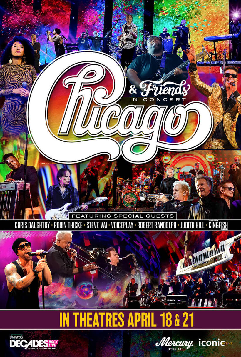 Chicago & Friends in Concert poster art