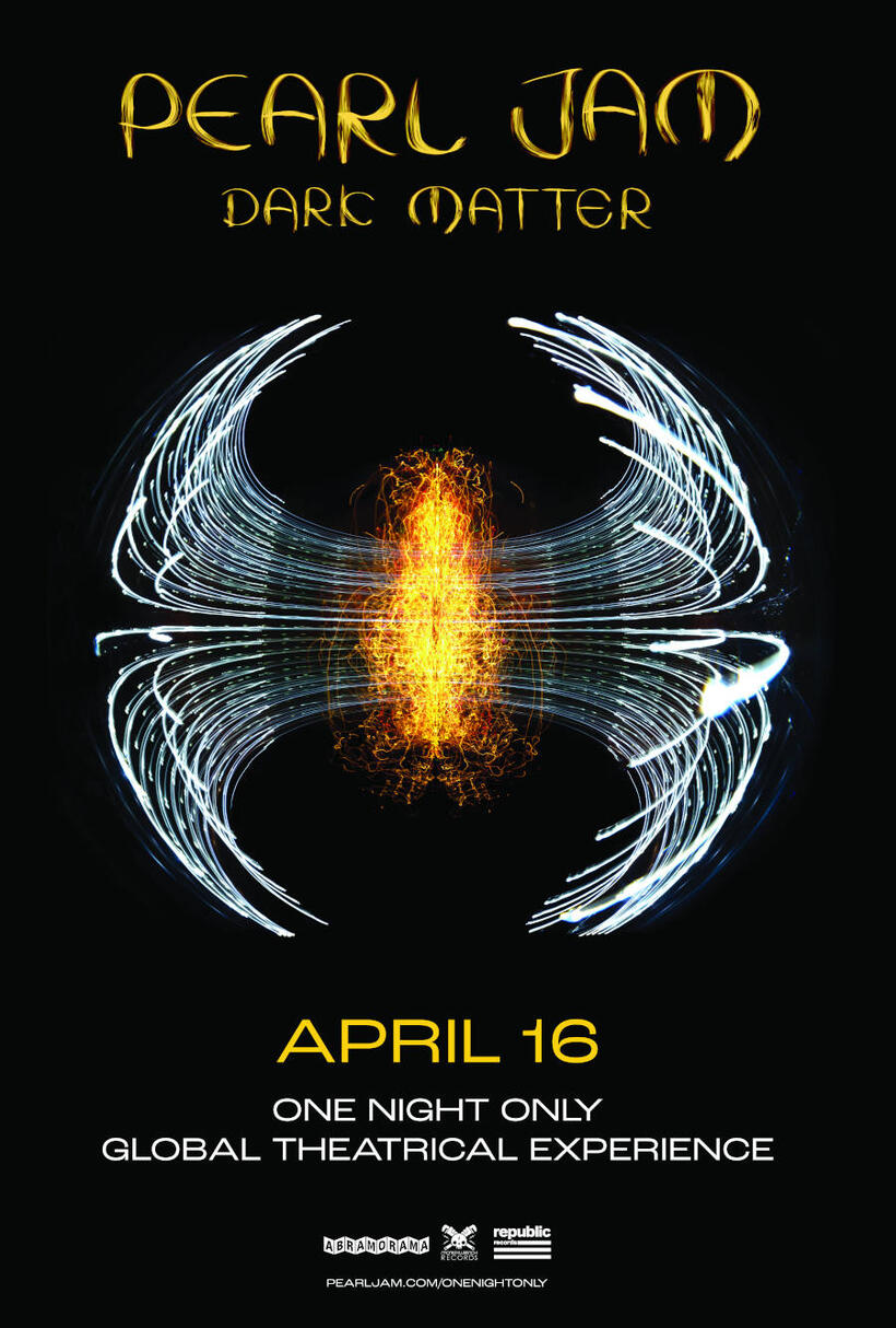 Pearl Jam - Dark Matter - Global Theatrical Experience poster art