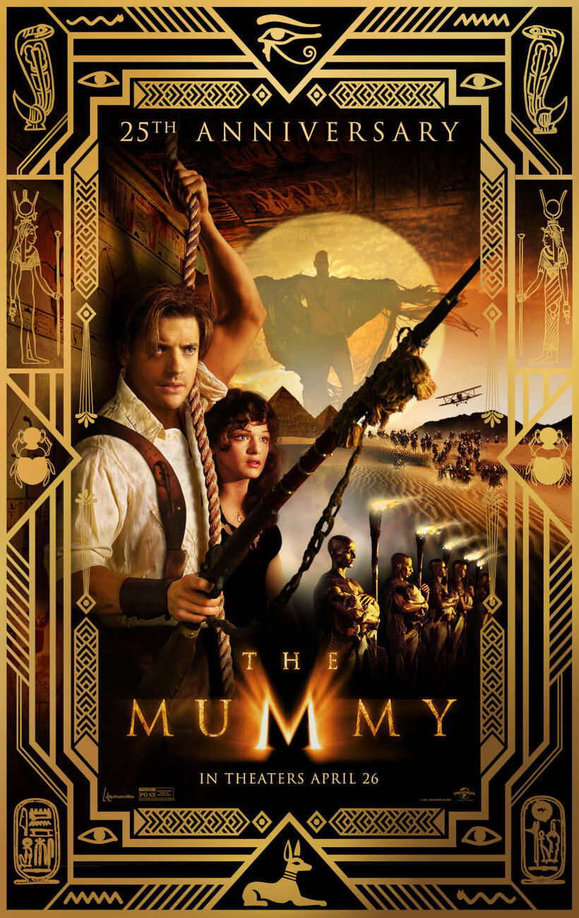 The Mummy 25th Anniversary Re-Release poster art