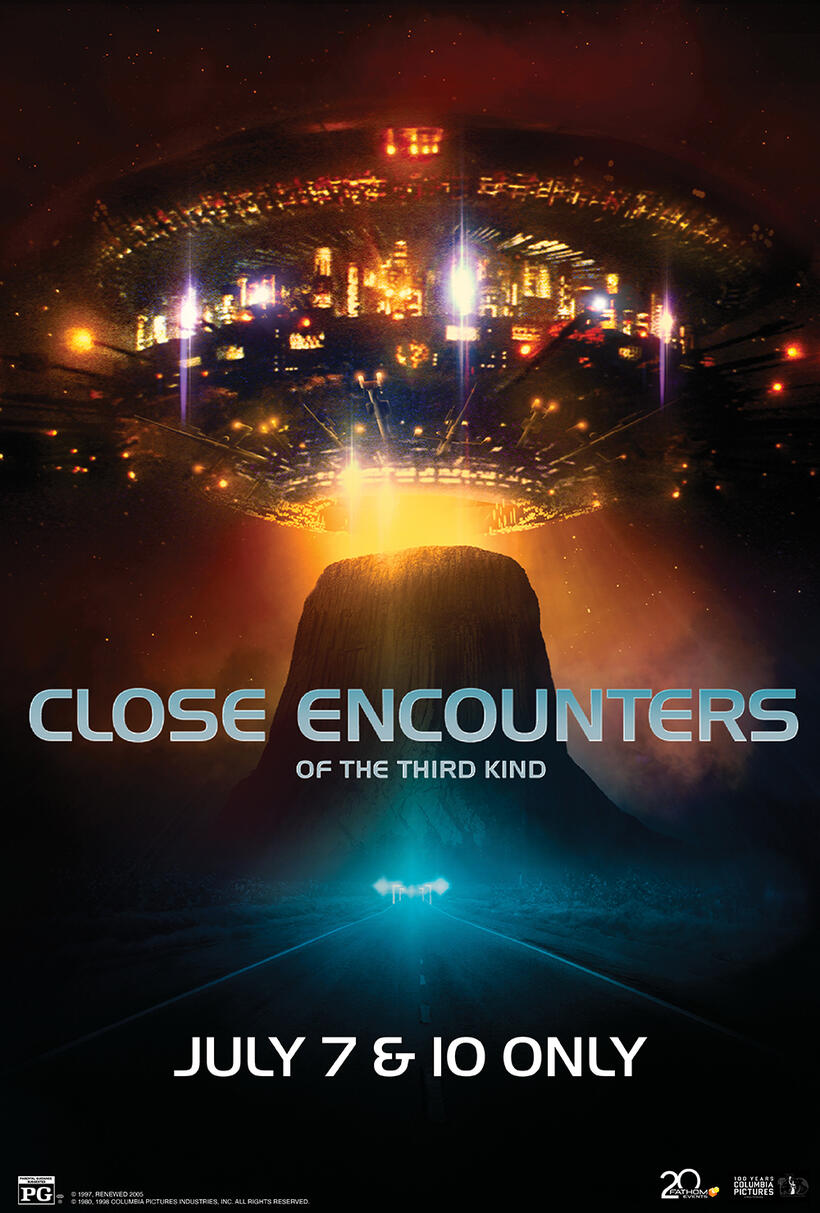 Close Encounters of the Third Kind (2024 Re-Release) poster art