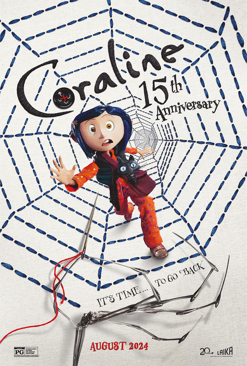 Coraline 15th Anniversary poster art