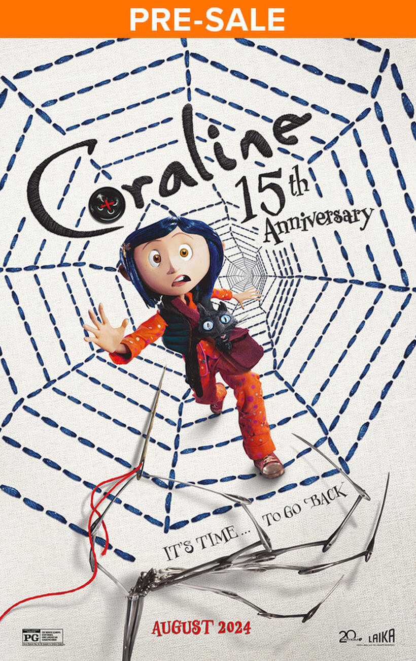 Coraline 15th Anniversary poster art