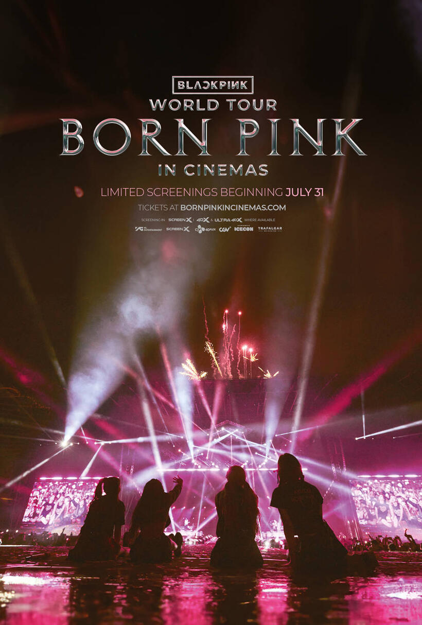 BLACKPINK WORLD TOUR [BORN PINK] IN CINEMAS poster art