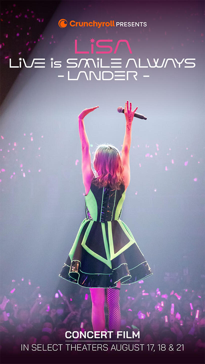 Lisa Live Is Smile Always poster art