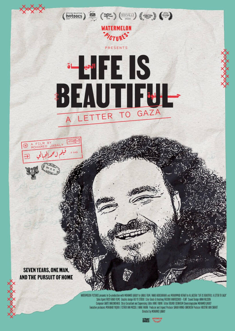 Life is Beautiful: A Letter to Gaza poster art