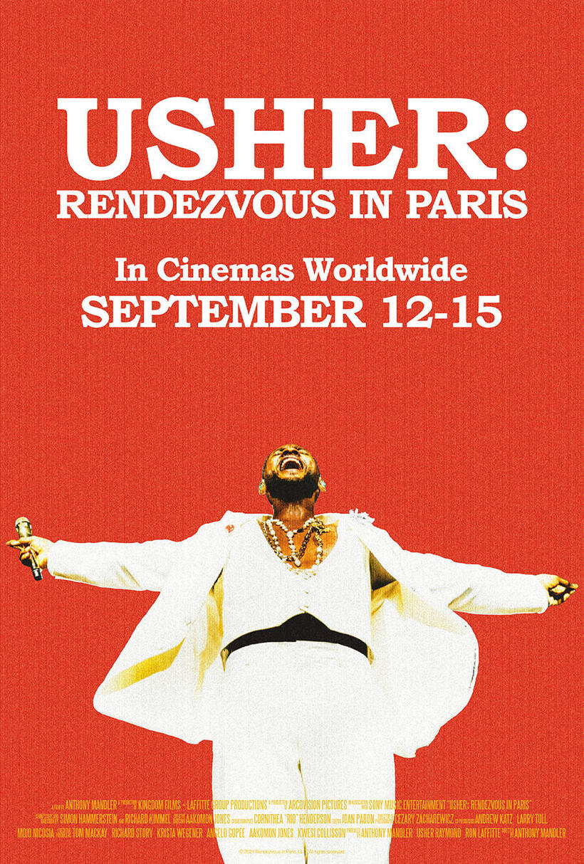 USHER: RENDEZVOUS IN PARIS poster art