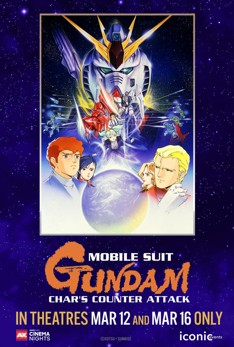 AXCN Gundam Fest 2025: Mobile Suit Gundam: Char's Counterattack poster art