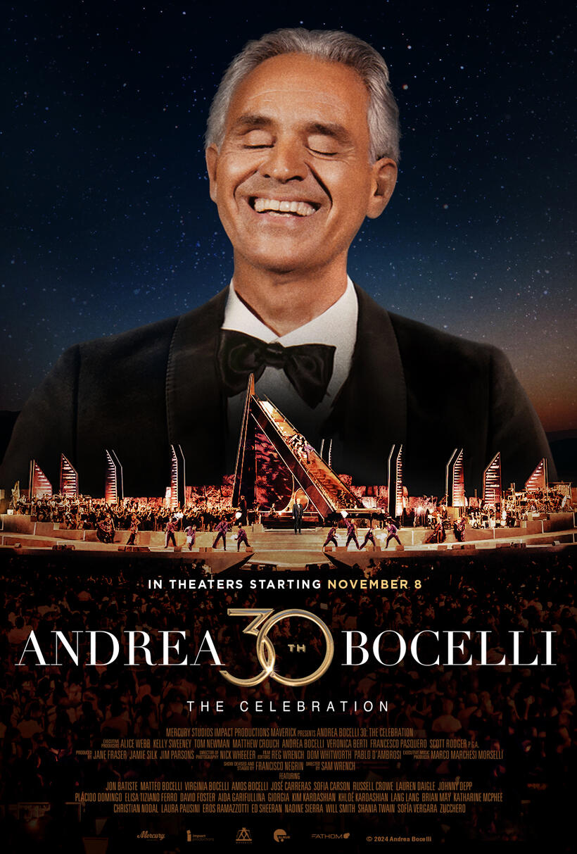 Andrea Bocelli 30: The Celebration poster art