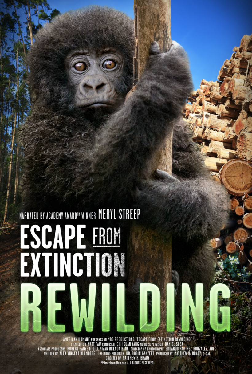 Escape from Extinction Rewilding poster art